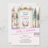 Fairy Princess 2. Geburtstag 2. Einladung (Vorderseite)