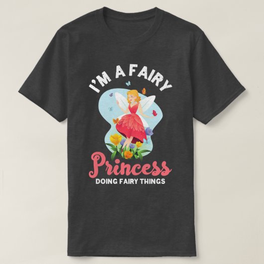 Fairy Princess Blume Wunderbarer Magier Magic Fan T-Shirt (Design vorne)