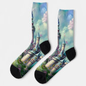 Fairy Princess Castle Socken (Linkes Detail)
