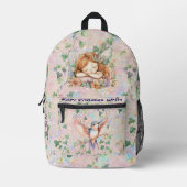 Fairy Princess Custom Bedruckter Rucksack (Vorderseite)