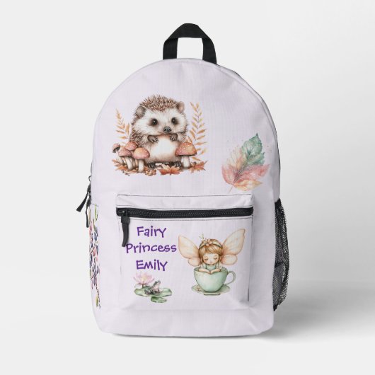 Fairy Princess Custom Bedruckter Rucksack (Vorderseite)