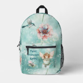 Fairy Princess Custom Bedruckter Rucksack (Vorderseite)