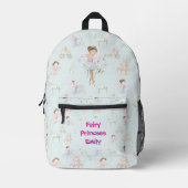 Fairy Princess Custom Bedruckter Rucksack (Vorderseite)