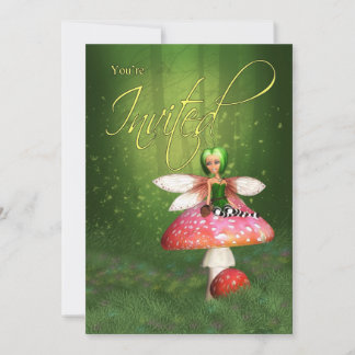 Fairy Princess Geburtstagsparty - Party einladen Einladung