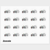 Fairy Princess Hippo Stickers (Blatt)