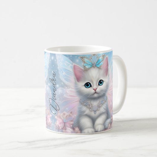 Fairy Princess Kitten Kaffeetasse (VorderseiteRechts)