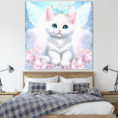 Fairy Princess Kitten Leinwanddruck (Insitu (Schlafzimmer))