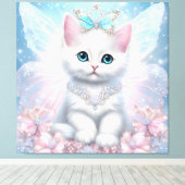 Fairy Princess Kitten Leinwanddruck (Insitu (Holzboden))