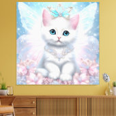 Fairy Princess Kitten Leinwanddruck (Insitu (Wohnzimmer))
