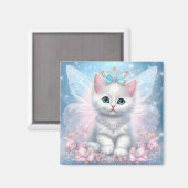 Fairy Princess Kitten Magnet (Vorderseite/Rückseite)