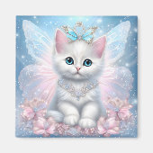 Fairy Princess Kitten Magnet (Vorne)