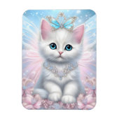 Fairy Princess Kitten Magnet (Vertikal)