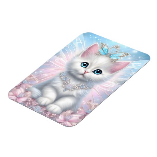 Fairy Princess Kitten Magnet (Linke Seite)