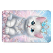 Fairy Princess Kitten Magnet (Horizontal)