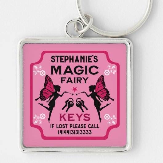 Fairy Princess Magic Key Schlüsselanhänger (Vorne)