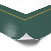 Fairy Princess Magic Tee Monogram Inspirational Poster (Ecke)