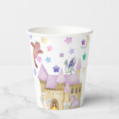 Fairy Princess Magical Castle Pappbecher (Rückseite)