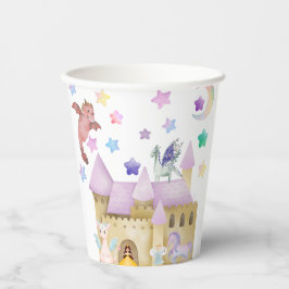 Fairy Princess Magical Castle Pappbecher