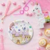 Fairy Princess Magical Castle Pappteller (Party)