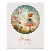 Fairy Princess Magical Garden Dreamy Inspiration Poster (Vorderseite)
