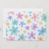 Fairy Princess Magical Pixie African Baby Dusche Einladung (Rückseite)