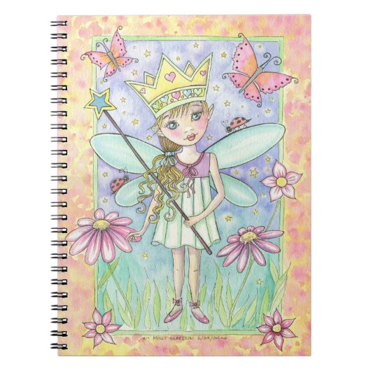 Fairy Princess-Notebook Notizblock (Vorderseite)