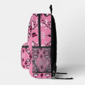 Fairy Princess Pattern Print Bedruckter Rucksack (Rechts)
