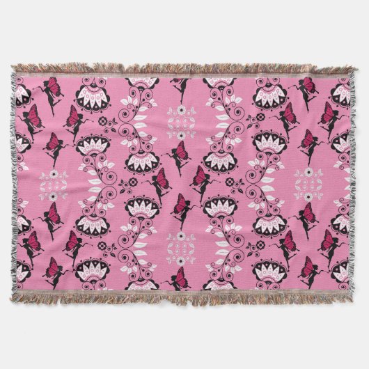 Fairy Princess Pattern Print Decke (Vorderseite)
