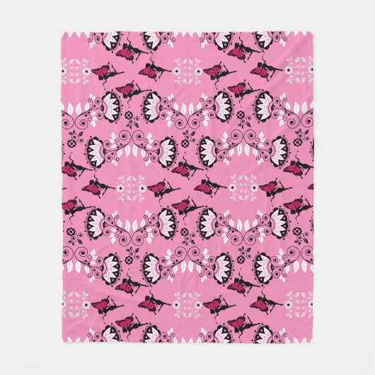 Fairy Princess Pattern Print Fleecedecke (Vorderseite)