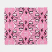 Fairy Princess Pattern Print Fleecedecke (Vorderseite (Horizontal))