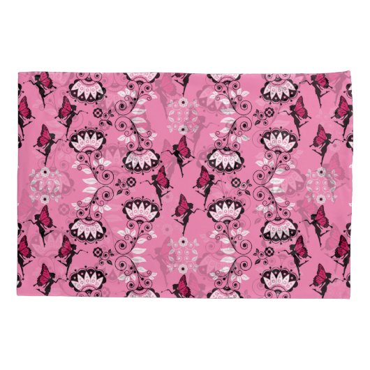 Fairy Princess Pattern Print Kissenbezug (Rückseite)