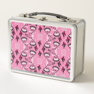 Fairy Princess Pattern Print Metall Brotdose