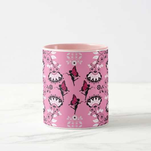 Fairy Princess Pattern Print Tasse (Zentrum)