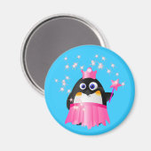 Fairy Princess Penguin Magnet (Vorderseite/Rückseite)
