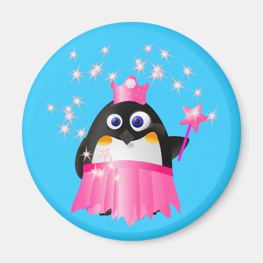 Fairy Princess Penguin Magnet (Vorne)