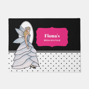 Fairy Princess Petal Dress Illustration Fußmatte