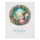 Fairy Princess Rose Garden Tea Holo Inspiration Poster (Vorderseite)