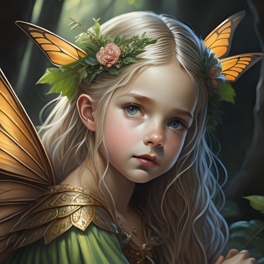 Fairy Princess - Schnitt - Whimsical Seidenpapier