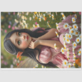 Fairy Princess - Schnitt - Whimsical Seidenpapier (Vorderseite)