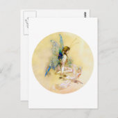 Fairy Princess wird von Pixies gekleidet Postkarte (Vorne/Hinten)