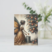 Fairy Putting Paches in einer Dose Postkarte (Stehend Vorderseite)