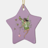 Fairy Queen-Geschenk Keramik Ornament (Links)