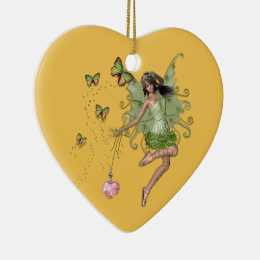 Fairy Queen-Geschenk Keramik Ornament (Rechts)