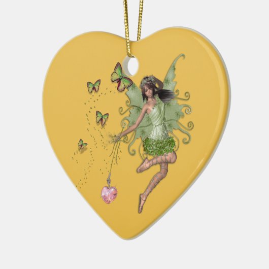 Fairy Queen-Geschenk Keramik Ornament (Links)