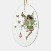 Fairy Queen-Geschenk Keramikornament (Links)