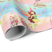 Fairy Queen Geschenkpapier (Rolleneckpunkt)