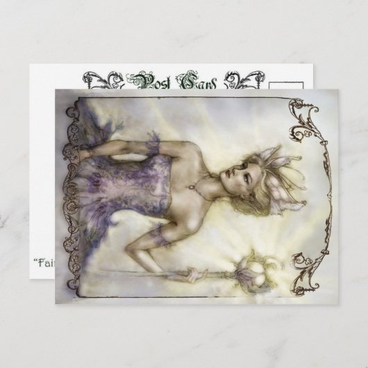 Fairy Queen Postkarte (Vorne/Hinten)