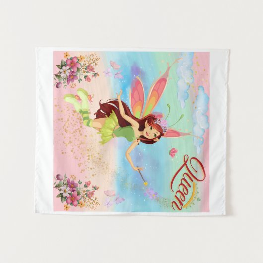 Fairy Queen - Tapestry Wandteppich (Vorderseite (Horizontal))