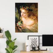 Fairy queen von Sophie Gengembre Anderson CC1210 Poster (Heimbüro)