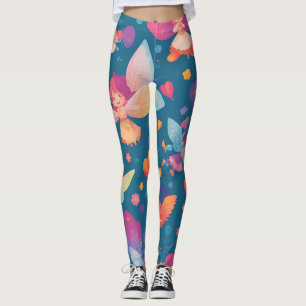 Fairy Rainbow Personalisiertes Muster Leggings